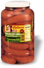 Dolores Canning: Pickled Hot Links